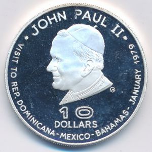 Доминика, 10 долларов (1979 г.)