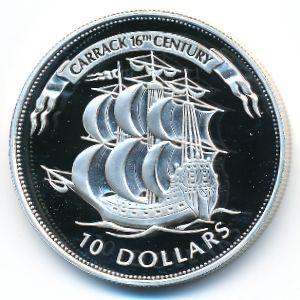 Белиз, 10 долларов (1995 г.)
