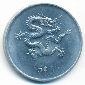 Либерия, 5 центов (2000 г.)