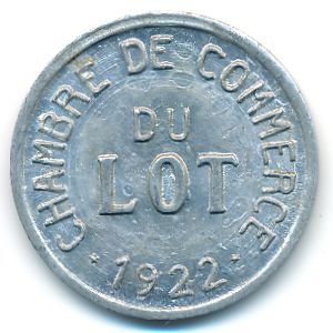 Нотгельды Франции, 10 сентим (1922 г.)