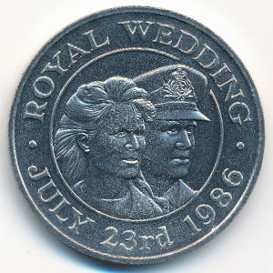 Остров Святой Елены и острова Вознесения, 50 пенсов (1986 г.)