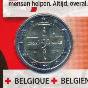 Belgium, 2 euro, 2014