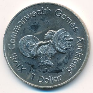 Новая Зеландия, 1 доллар (1989 г.)