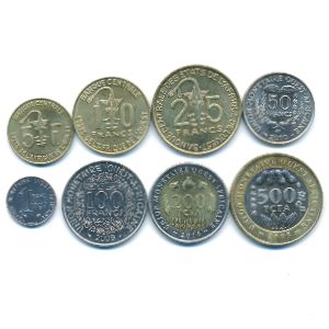 Центральная Африка, Набор монет