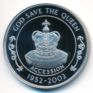 Остров Святой Елены, 50 пенсов (2002 г.)