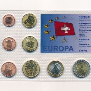 Switzerland., Набор монет, 2003