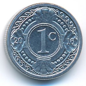 Антильские острова, 1 цент (2016 г.)