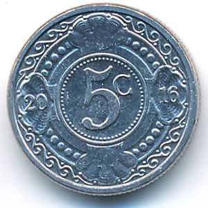 Антильские острова, 5 центов (2016 г.)