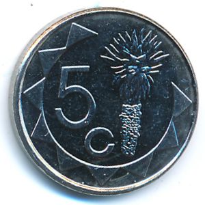 Namibia, 5 cents, 2015