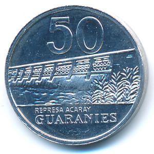 Paraguay, 50 guaranies, 2016