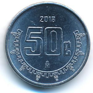 Mexico, 50 centavos, 2018