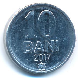 Молдавия, 10 бани (2017 г.)