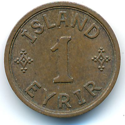 Исландия, 1 эйрир (1940 г.)