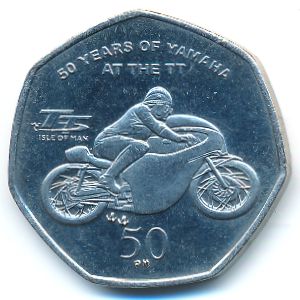 Isle of Man, 50 pence, 2011
