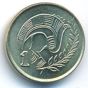Кипр, 1 цент (1992 г.)