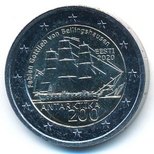 Эстония, 2 евро (2020 г.)