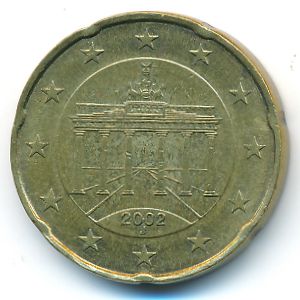 Германия, 20 евроцентов (2002 г.)