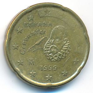 Spain, 20 euro cent, 1999