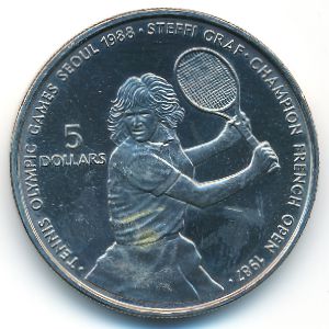 Ниуэ, 5 долларов (1987 г.)