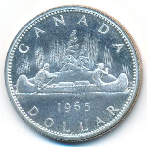 Канада, 1 доллар (1965 г.)