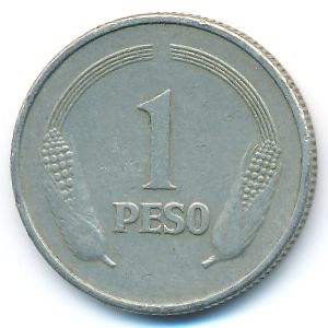 Колумбия, 1 песо (1977 г.)