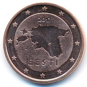Эстония, 5 евроцентов (2017 г.)