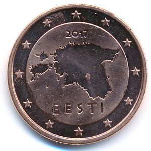 Эстония, 5 евроцентов (2017 г.)