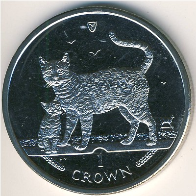 Остров Мэн, 1 крона (2002 г.)