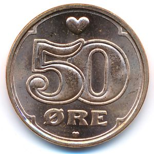 Denmark, 50 ore, 2008