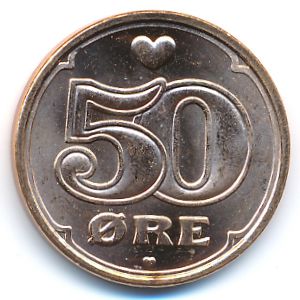 Denmark, 50 ore, 2008