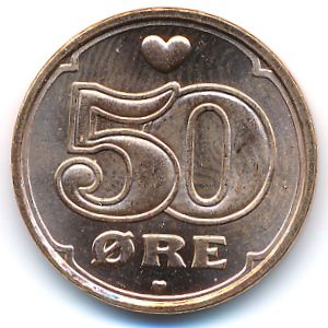 Denmark, 50 ore, 2008