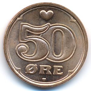 Denmark, 50 ore, 2008