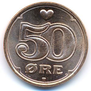 Denmark, 50 ore, 2008