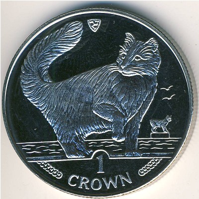 Остров Мэн, 1 крона (1991 г.)