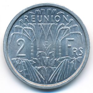 Реюньон, 2 франка (1948 г.)