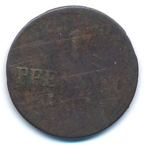 Бавария, 1 пфеннинг