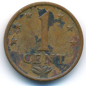 Антильские острова, 1 цент (1973 г.)