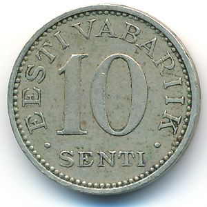 Эстония, 10 сентов (1931 г.)