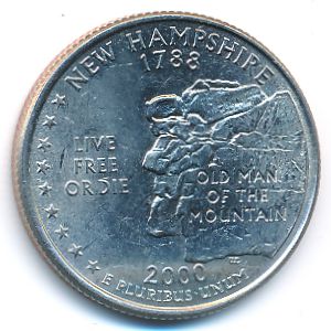 США, 1/4 доллара (2000 г.)