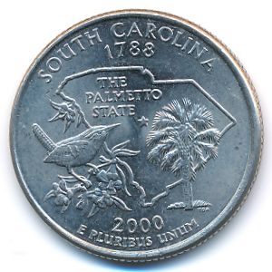 США, 1/4 доллара (2000 г.)