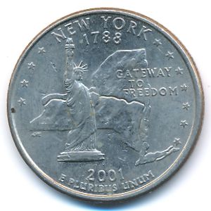 США, 1/4 доллара (2001 г.)