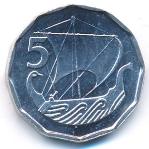 Кипр, 5 мил (1982 г.)