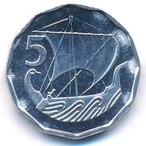 Кипр, 5 мил (1982 г.)