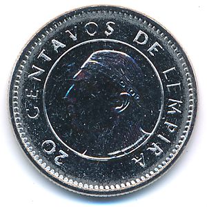 Honduras, 20 centavos, 2010