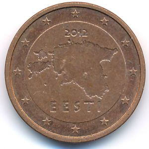 Эстония, 2 евроцента (2012 г.)