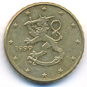 Finland, 10 euro cent, 1999