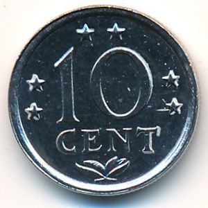 Antilles, 10 cents, 1984