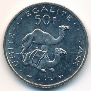 Джибути, 50 франков (1986 г.)