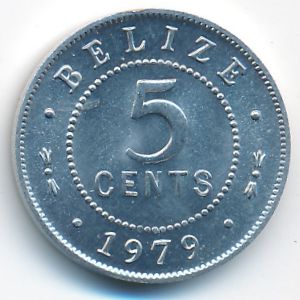 Белиз, 5 центов (1979 г.)
