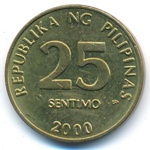 Филиппины, 25 сентимо (2000 г.)